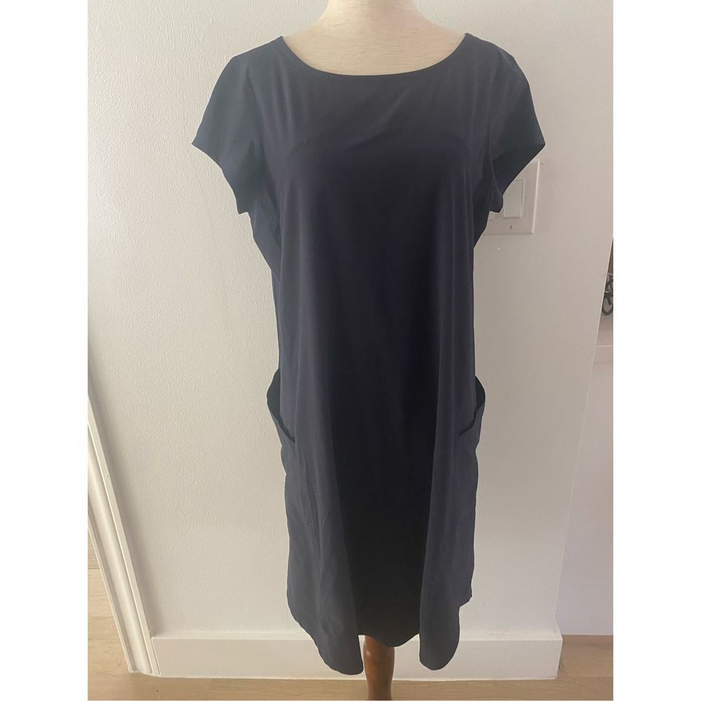 Talbots classic navy dress